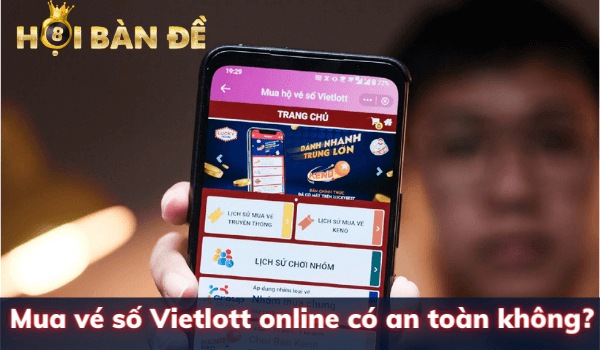 Mua vé số Vietlott online có an toàn không?